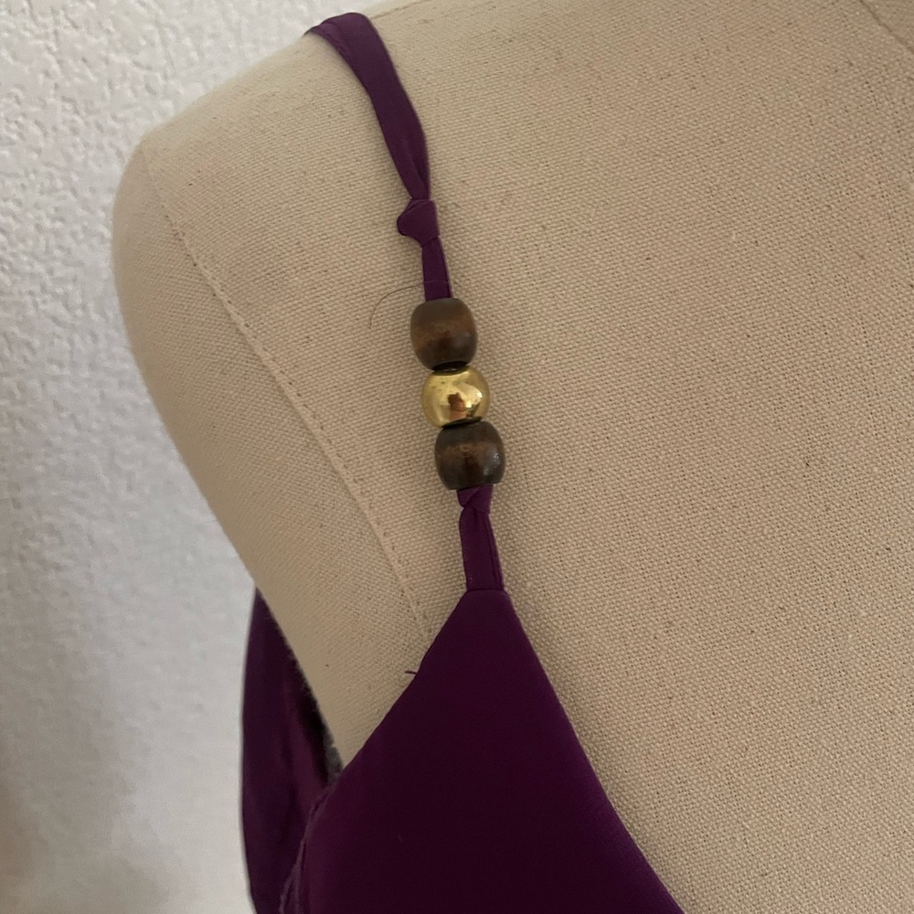 Ellen Tracy Rich Purple Blouse - Picture 4 of 6